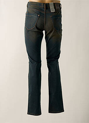 Jeans coupe slim stretch taille normale bleu fonce BRUNO SAINT HILAIRE homme
