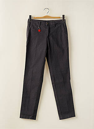 Pantalon chino stretch taille normale gris MANUEL RITZ homme