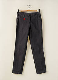 Pantalon chino stretch taille normale gris MANUEL RITZ homme