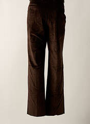 Pantalon droit marron BRUNO SAINT HILAIRE pour homme seconde vue