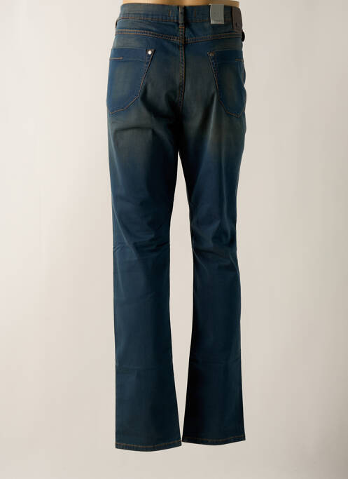 Jeans coupe slim bleu BRUNO SAINT HILAIRE pour homme