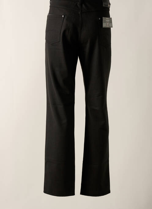 Pantalon droit noir BRUNO SAINT HILAIRE pour homme