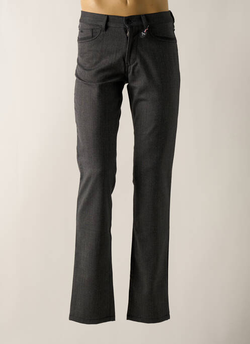 Pantalon droit noir BRUNO SAINT HILAIRE pour homme