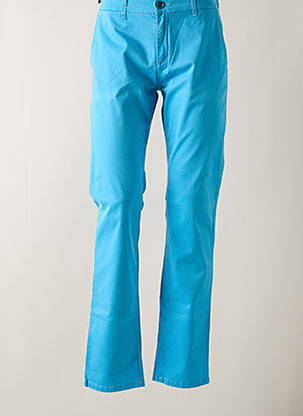 Pantalon droit coupe droite bleu LAGERFELD homme
