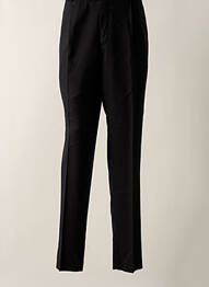 Pantalon droit coupe droite noir LUCAS DELLI homme
