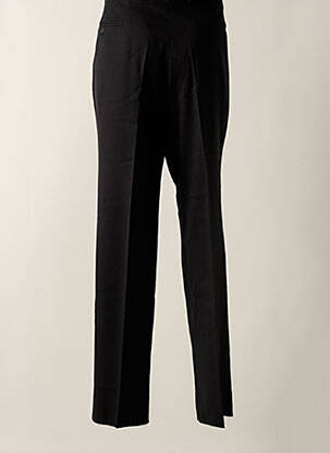 Pantalon droit coupe droite noir LUCAS DELLI homme