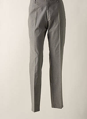 Pantalon droit poches gris BRUNO SAINT HILAIRE homme