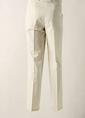 Pantalon droit beige BRUNO SAINT HILAIRE pour femme seconde vue