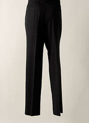 Pantalon droit noir LUCAS DELLI pour homme seconde vue