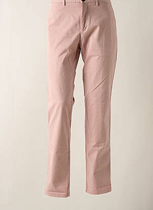 Pantalon droit rose TOMMY HILFIGER pour homme