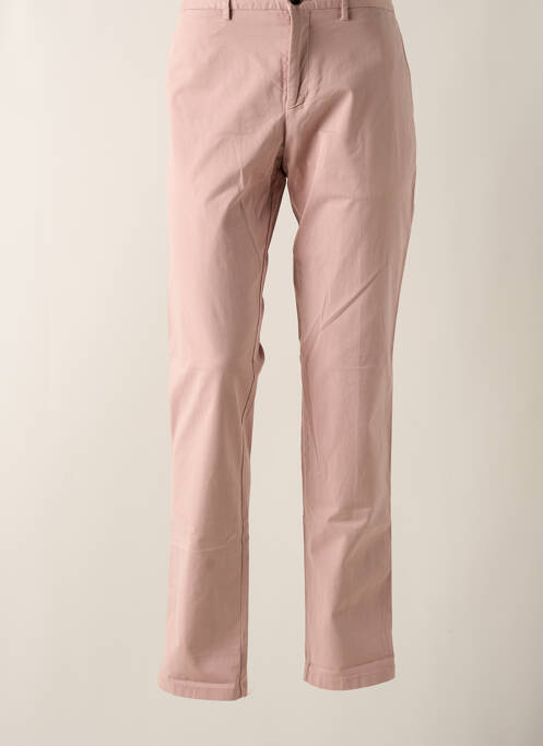 Pantalon droit coupe droite rose TOMMY HILFIGER homme