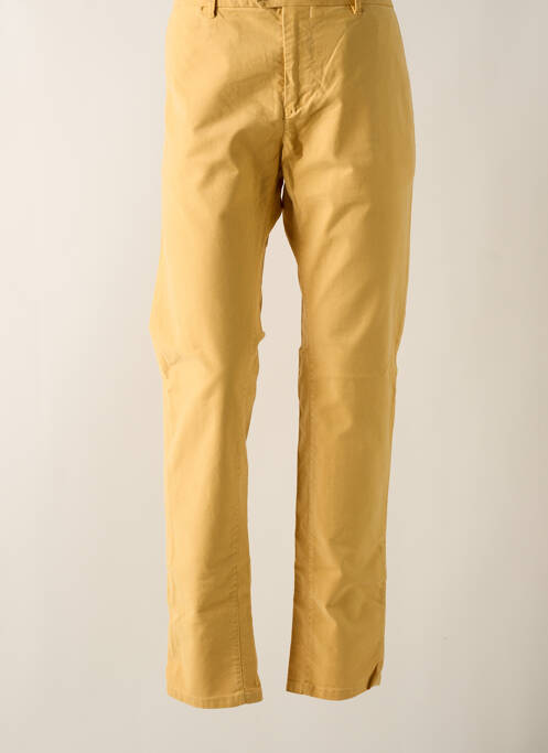 Pantalon droit jaune SCOTCH & SODA pour homme