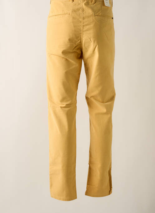 Pantalon droit jaune SCOTCH & SODA pour homme