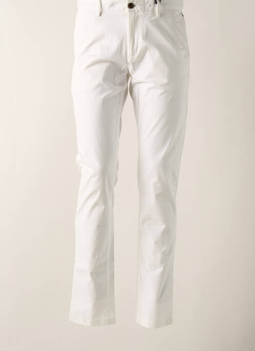 Pantalon slim blanc TOMMY HILFIGER pour homme