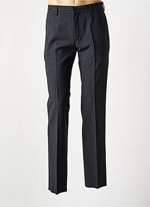 Pantalon droit tissage chiné taille haute gris LAGERFELD homme