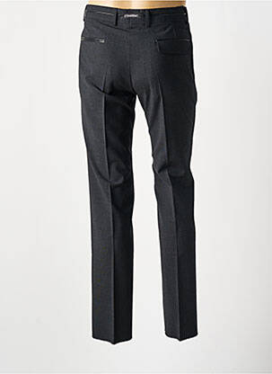 Pantalon droit tissage chiné taille haute gris LAGERFELD homme