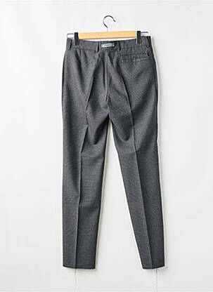 Pantalon droit tissage chiné taille haute gris LAGERFELD homme