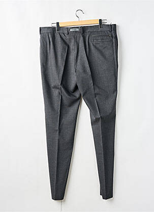 Pantalon droit tissage chiné taille haute gris LAGERFELD homme