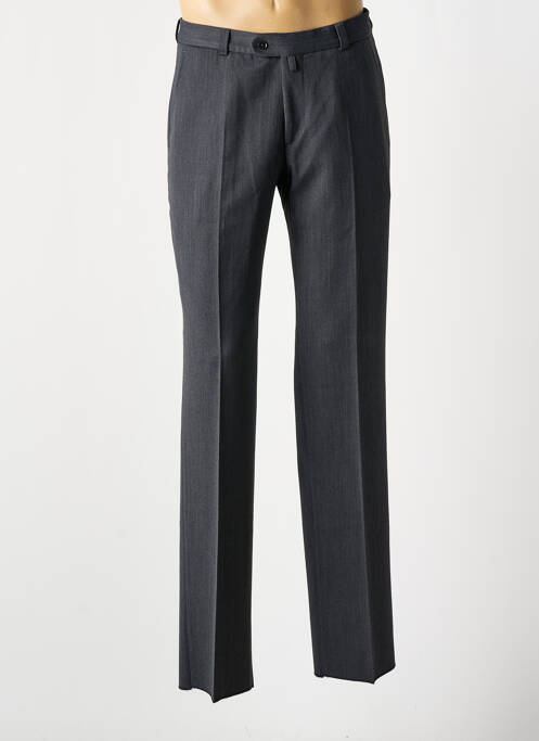 Pantalon droit gris BRUNO SAINT HILAIRE pour homme