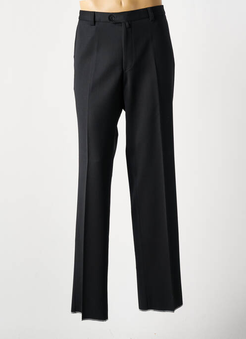 Pantalon droit noir BRUNO SAINT HILAIRE pour homme