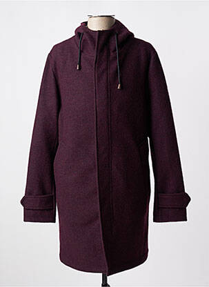 Manteau long a capuche a capuche violet AT.P.CO homme
