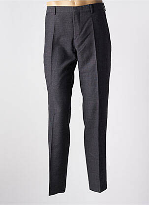 Pantalon slim fermeture zippée sous rabat boutonné taille normale gris TOMMY HILFIGER homme