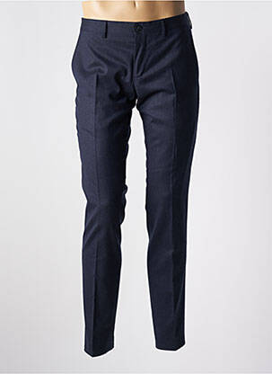 Pantalon slim tissage chiné taille normale bleu TOMMY HILFIGER homme