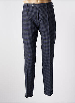 Pantalon slim tissage chiné taille normale bleu TOMMY HILFIGER homme