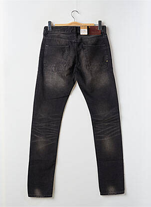 Jeans coupe slim fermeture boutonnée sur le devant taille normale noir MAISON SCOTCH homme