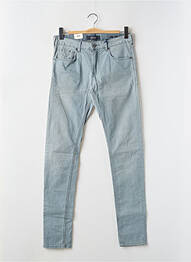 Pantalon slim fermeture zippée sous rabat boutonné taille normale bleu MAISON SCOTCH homme