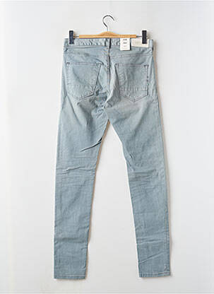 Pantalon slim fermeture zippée sous rabat boutonné taille normale bleu MAISON SCOTCH homme