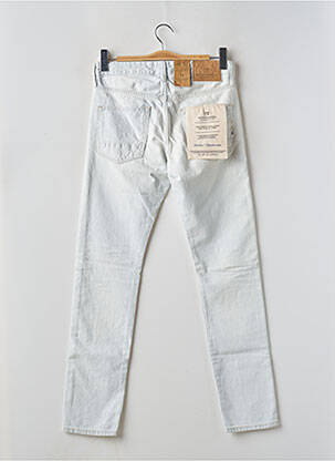 Pantalon slim fermeture zippée sous rabat boutonné taille normale bleu MAISON SCOTCH homme