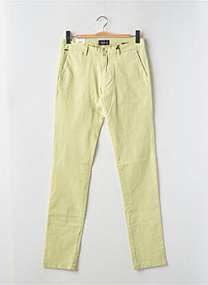 Pantalon chino poches taille normale vert MAISON SCOTCH homme