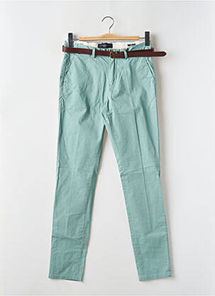 Pantalon chino poches taille normale bleu MAISON SCOTCH homme