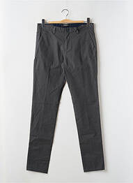 Pantalon chino poches taille normale gris MAISON SCOTCH homme