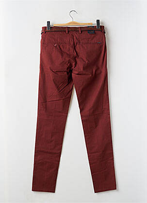 Pantalon chino poches taille normale rouge MAISON SCOTCH homme