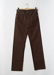 Pantalon droit marron HUGO BOSS pour homme seconde vue