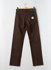 Pantalon droit marron HUGO BOSS pour homme seconde vue