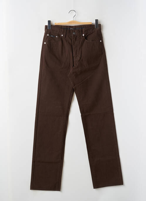 Pantalon droit marron HUGO BOSS pour homme