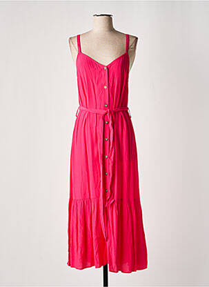 Robe longue sans manche sans manche rose TOMMY HILFIGER femme