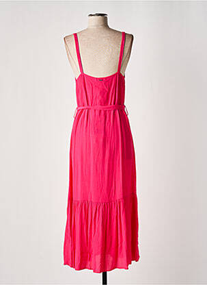 Robe longue sans manche sans manche rose TOMMY HILFIGER femme