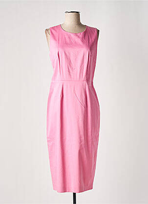Robe mi-longue sans manche sans manche rose WEILL femme