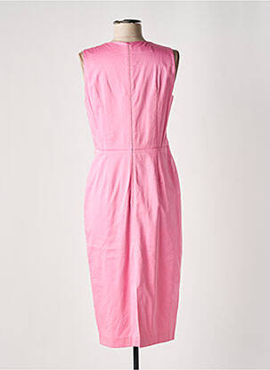 Robe mi-longue sans manche sans manche rose WEILL femme