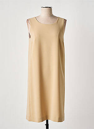 Robe mi-longue sans manche sans manche beige WEILL femme
