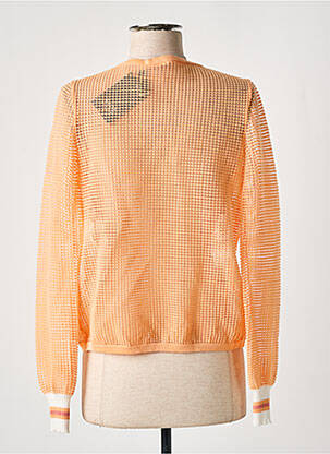 Gilet manches longues manches longues orange WEILL femme