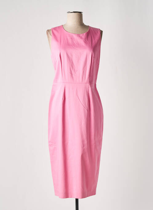 Robe mi-longue sans manche sans manche rose WEILL femme