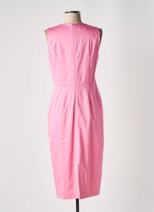 Robe mi-longue sans manche sans manche rose WEILL femme