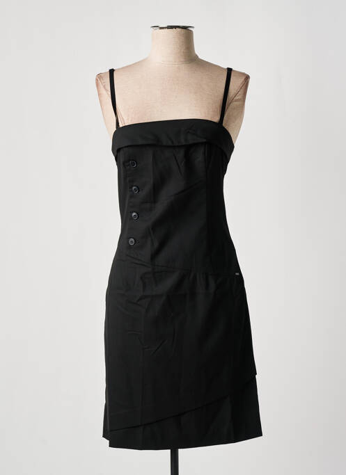 Robe mi-longue noir IKKS pour femme