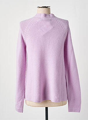 Pull coupe cintrée manches longues violet COMPTOIR DES COTONNIERS femme