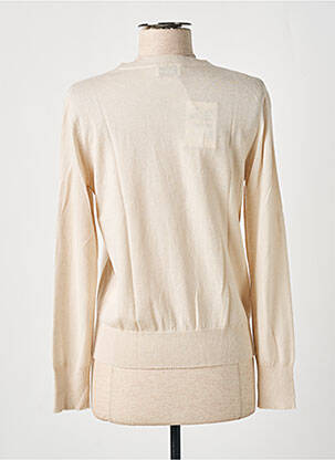 Pull tissage chiné manches longues beige RODIER femme